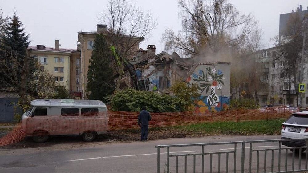 В Нижнем Новгороде начали снос домов в историческом квартале «Красный просвещенец»