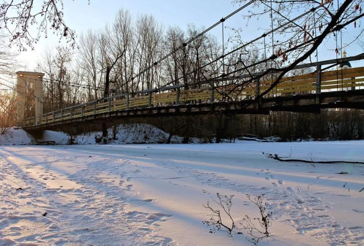 В Сарове закроют на ремонт подвесной мост через Сатис 