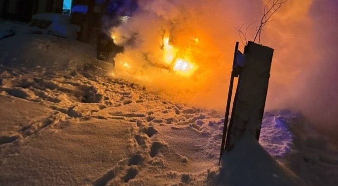 В городском округе Выкса при пожаре грузовика погиб 39-летний мужчина