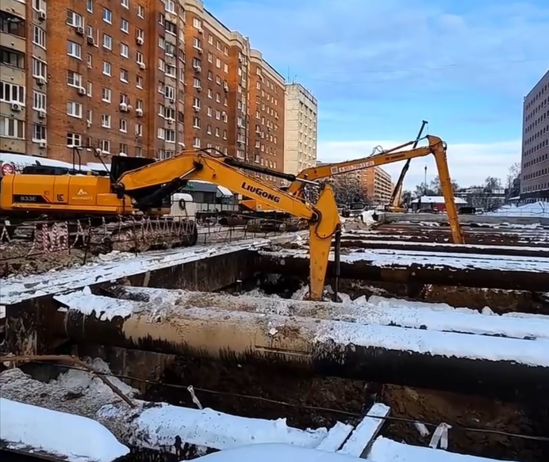 Строительство метро возобновилось на Горького в Нижнем Новгороде