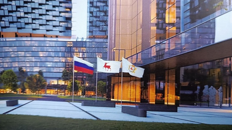 В Нижнем Новгороде утвердили проект «Нижний-Сити» с небоскрёбом и выходом в метро