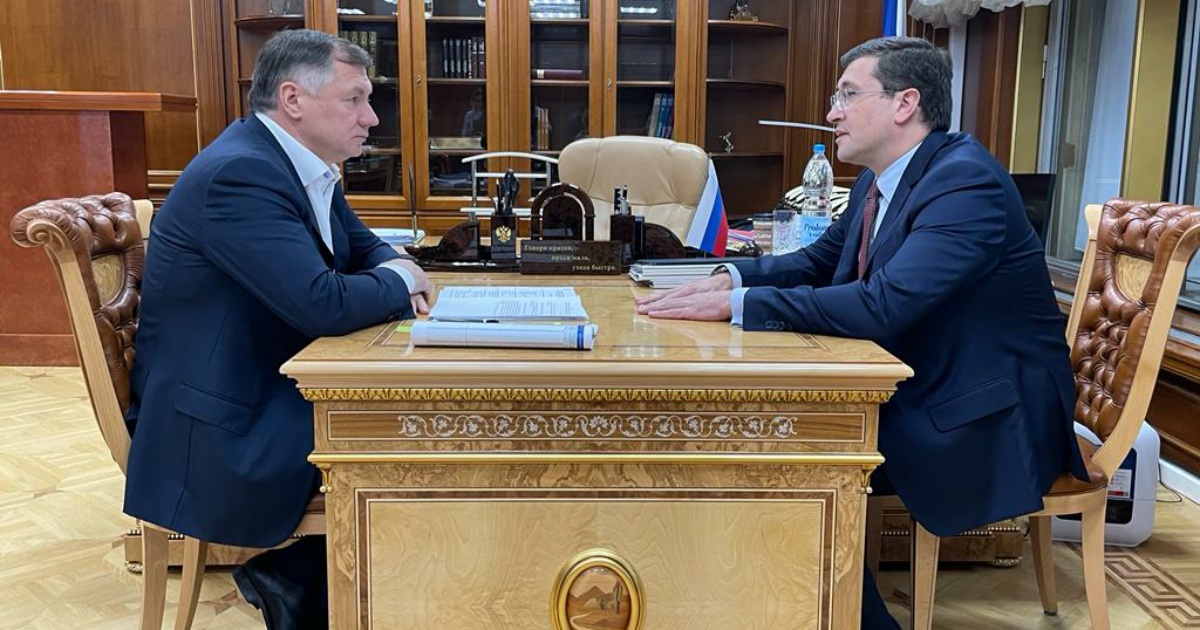 Марат Хуснуллин и Глеб Никитин обсудили строительство метро в Нижнем Новгороде