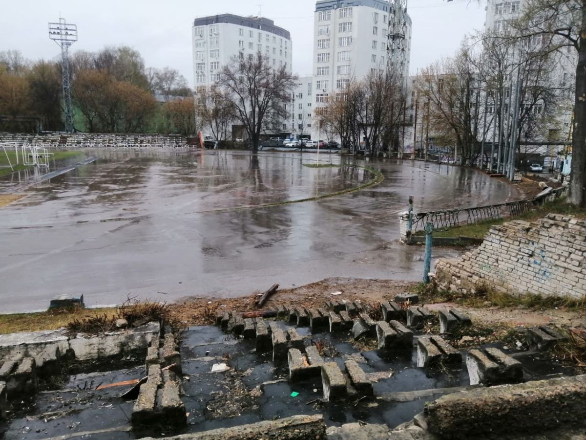 Эксперты признали стадион «Водник» в Нижнем Новгороде аварийным