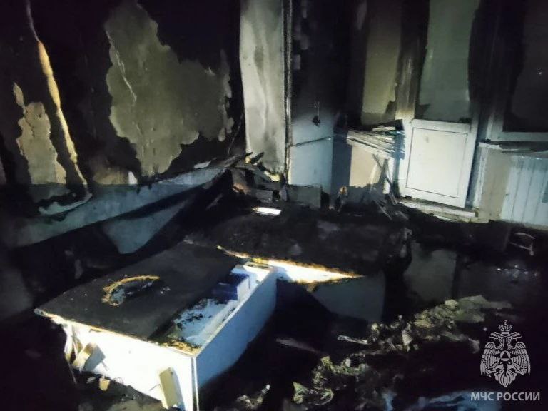 Пожар произошёл в квартире жилого дома на улице Энгельса в Нижнем Новгороде