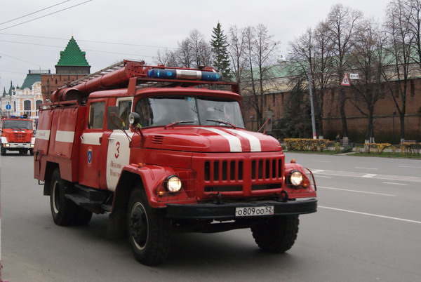 В Щербинках в Нижнем Новгороде утром произошел крупный пожар