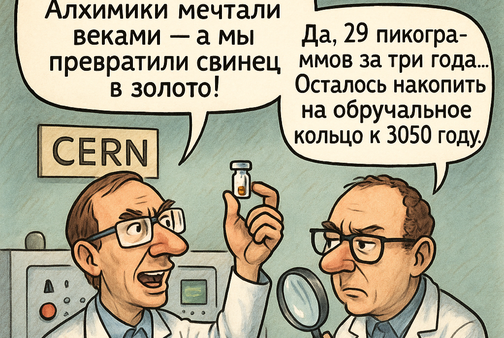Физики научились превращать свинец в золото 