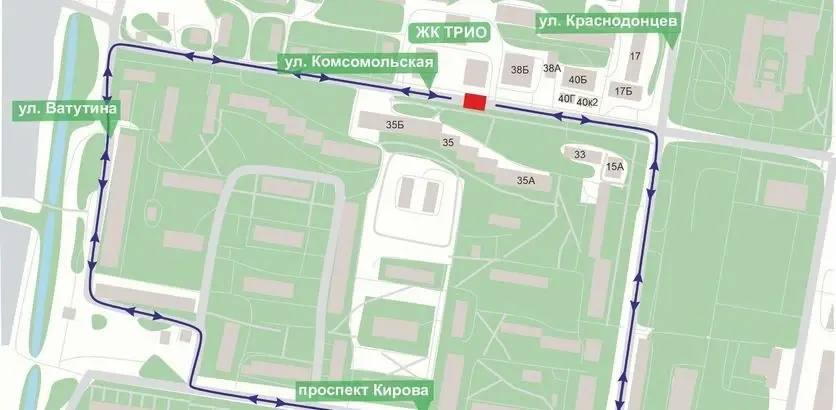 В Нижнем Новгороде на месяц ограничат движение по улице Комсомольской