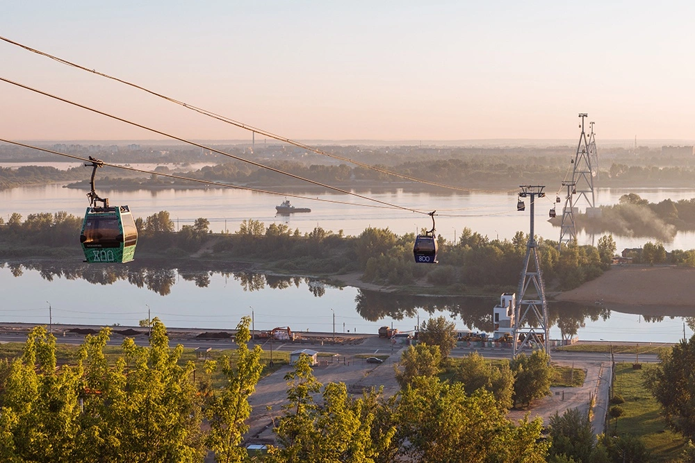 Канатная дорога между Нижним Новгородом и Бором остановится на три дня в ноябре