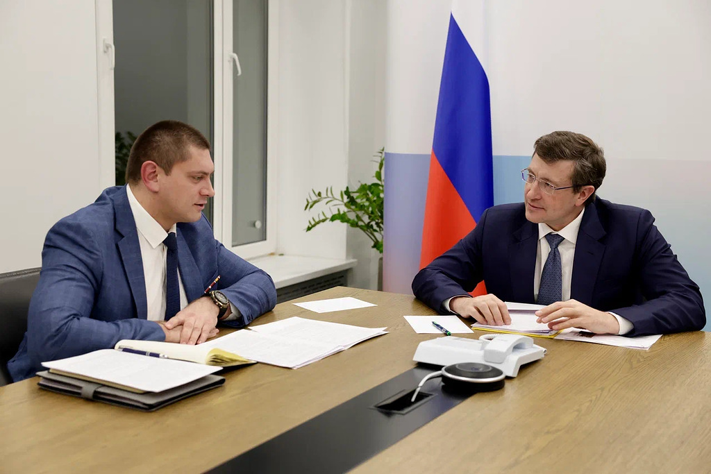 Глеб Никитин провёл встречу с участником программы «Время героев» 
