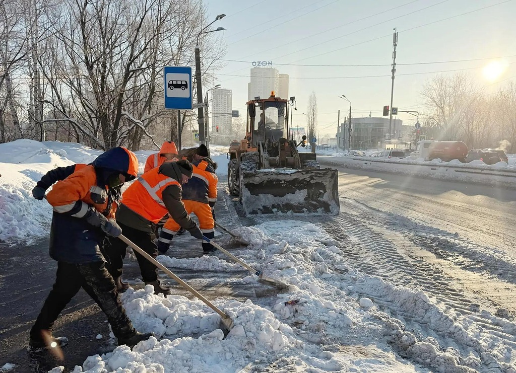 С начала зимы из Нижнего Новгорода вывезли более миллиона кубометров снега