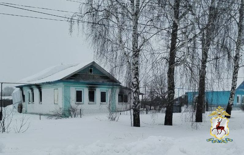 В Нижегородской области округе мужчина поджёг собственный дом