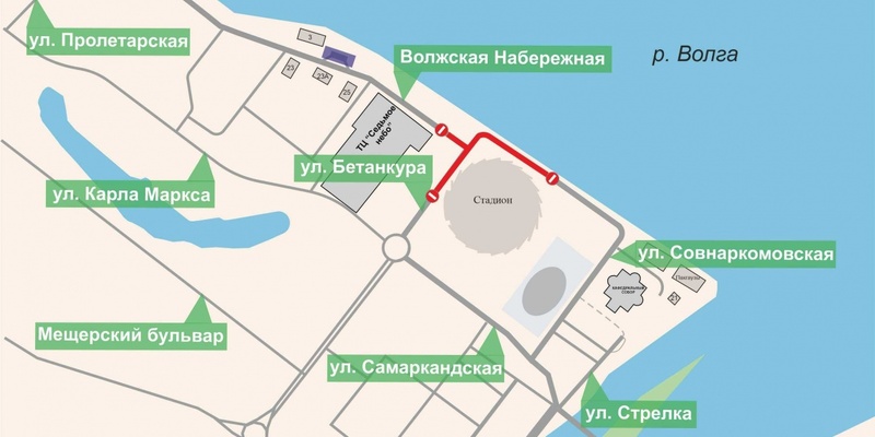9 августа в Нижнем Новгороде перекроют Волжскую набережную