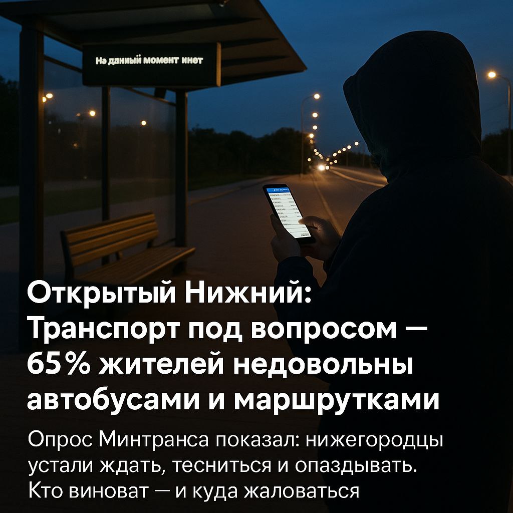 Транспорт под вопросом — 65% жителей недовольны автобусами и маршрутками