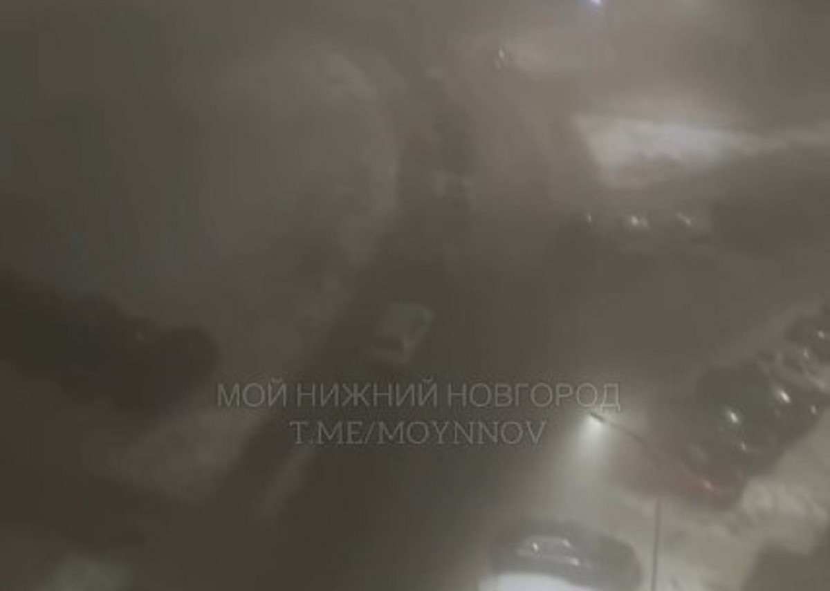 Сильный туман окутал Нижний Новгород ночью 27 января