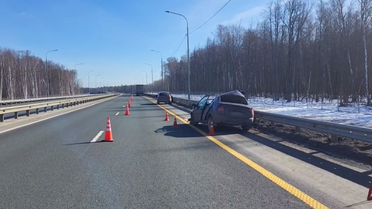Легковушка с уснувшим водителем врезалась в фуру на М-12 в Нижегородской области