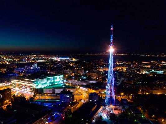 Телебашня в Нижнем Новгороде подсветится к марафону 6–7 сентября