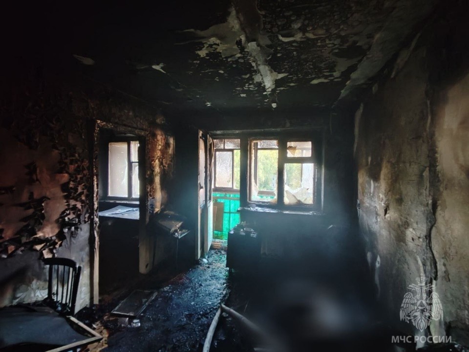 В Сормовском районе Нижнего Новгорода на пожаре погиб мужчина