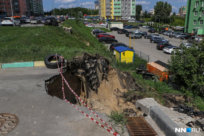 Мэрия прокомментировала обрушение подпорной стенки у ЖК «Красная поляна»