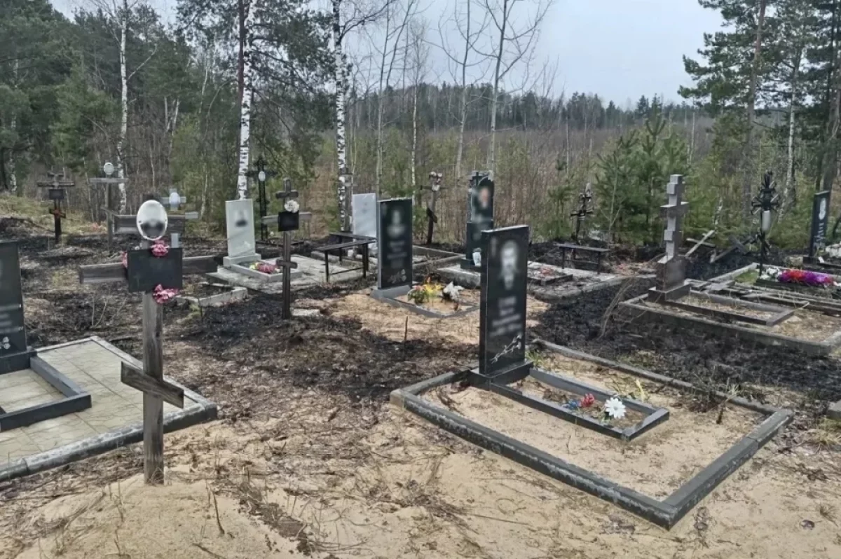 Память в огне: вандалы подожгли могилы ветеранов в Нижнем Новгороде