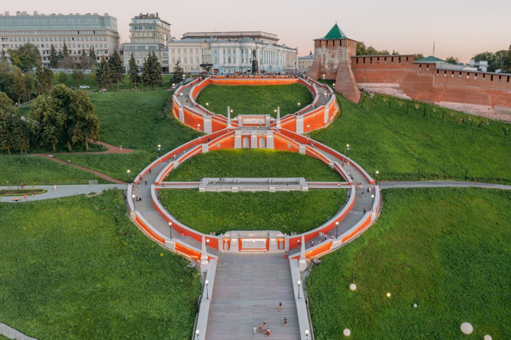Арку Чкаловской лестницы закроют на ремонт с 31 августа