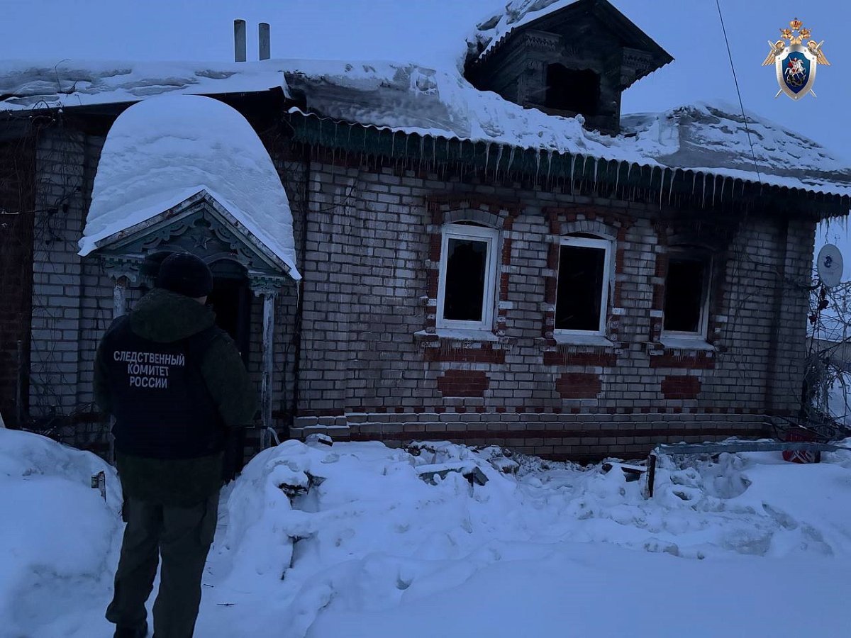 СК возбудил дело после гибели детей при пожаре под Лысковом