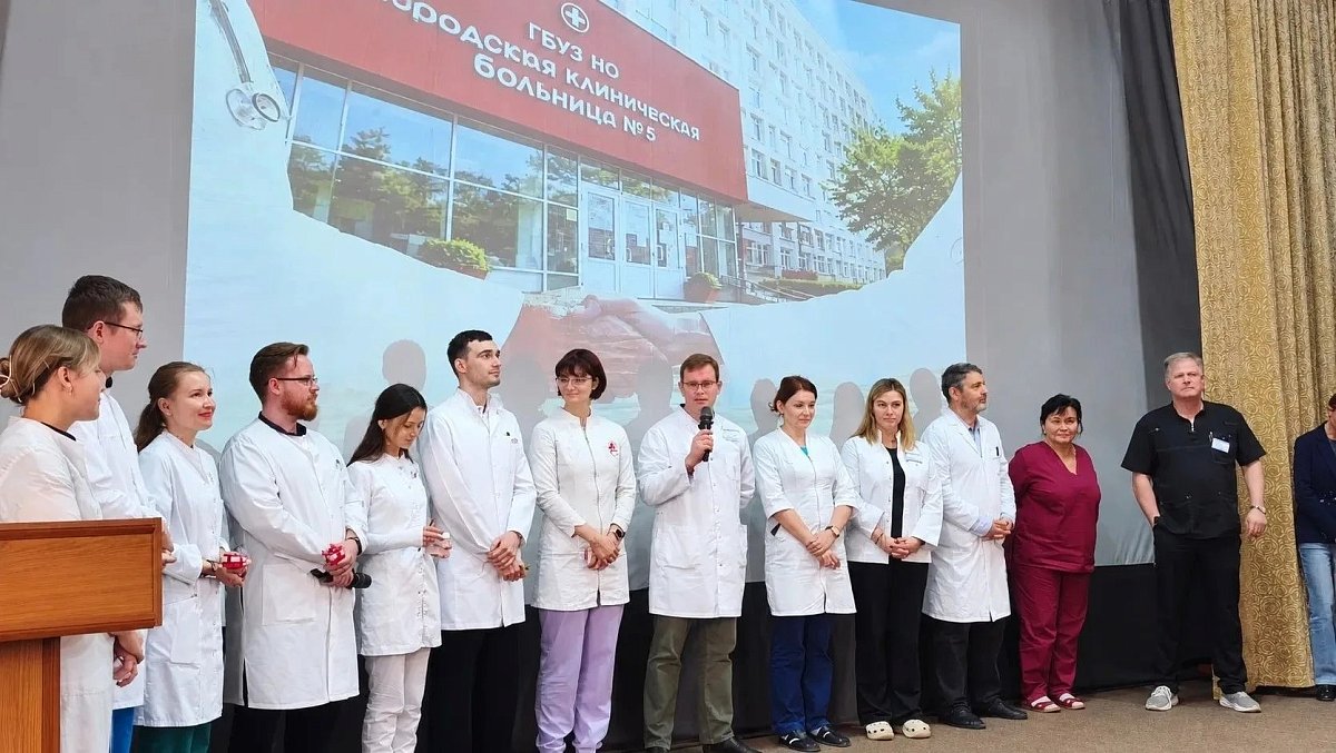 В нижегородскую ГКБ №5 пришли восемь молодых врачей