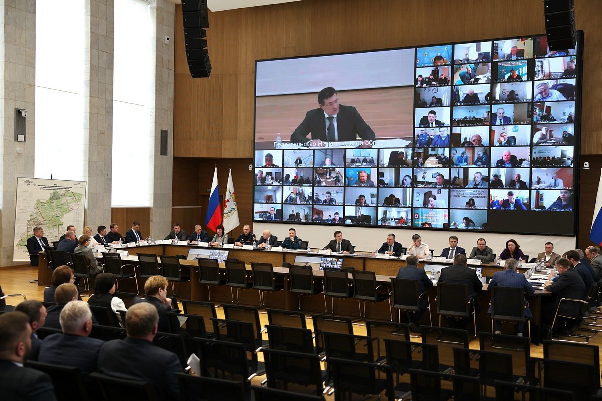 Глеб Никитин провел в Нижегородской области заседание КЧС по паводку