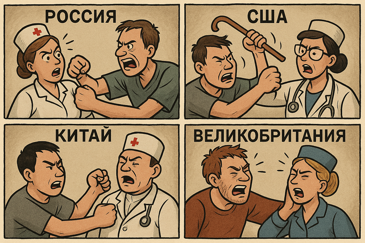 Сломанные ребра наследников Гиппократа: масштабы проблемы нападений на медиков