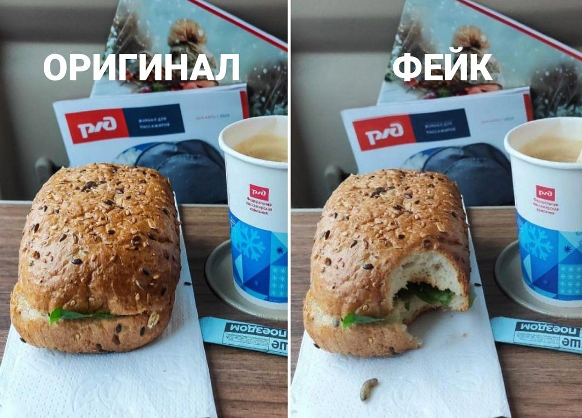 Фейковые снимки о состоянии поезда «Буревестник» выявили журналисты