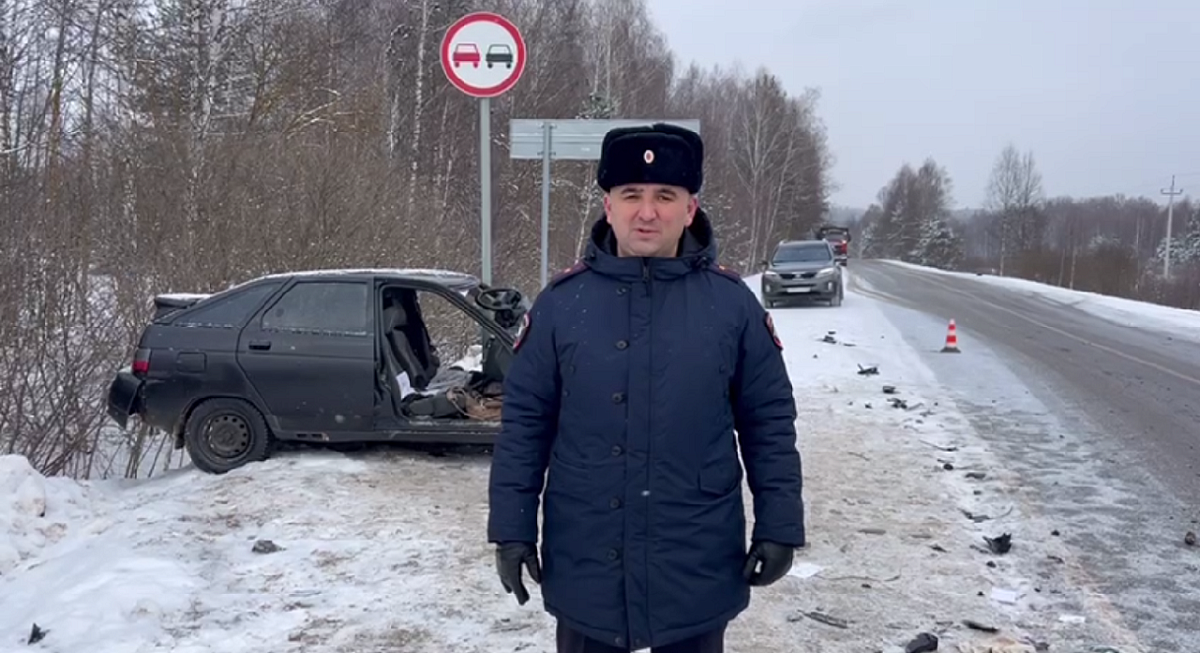 Лобовое ДТП на трассе в Нижегородской области закончилось трагедией