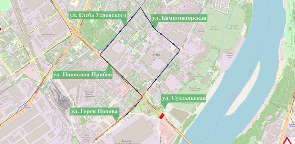 Проезд по Суздальской частично перекроют из-за капремонта у Мызинского моста