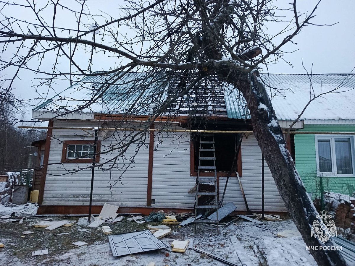 В Дубках двое детей пострадали при пожаре в жилом доме Нижегородской области