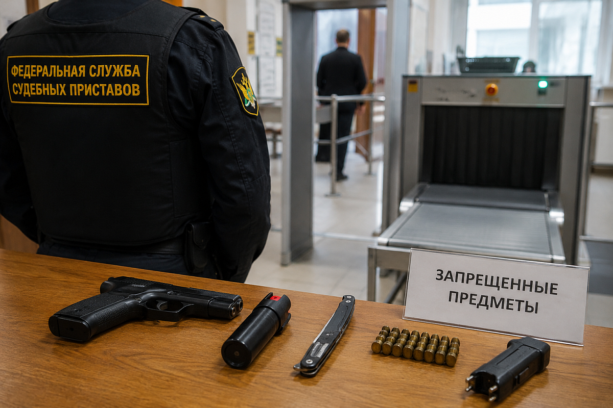 В нижегородские суды пытались пронести оружие и боеприпасы