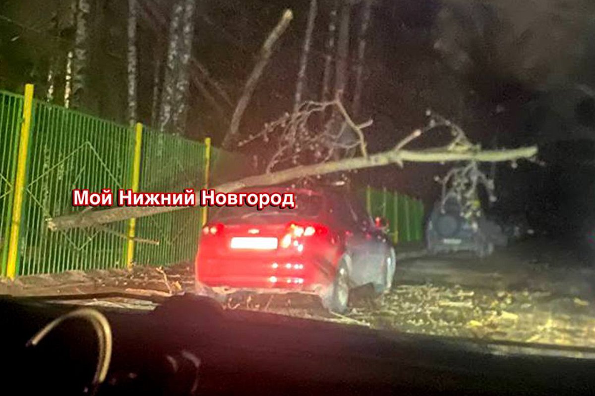 Нижегородцы опубликовали кадры с последствиями непогоды 14 марта