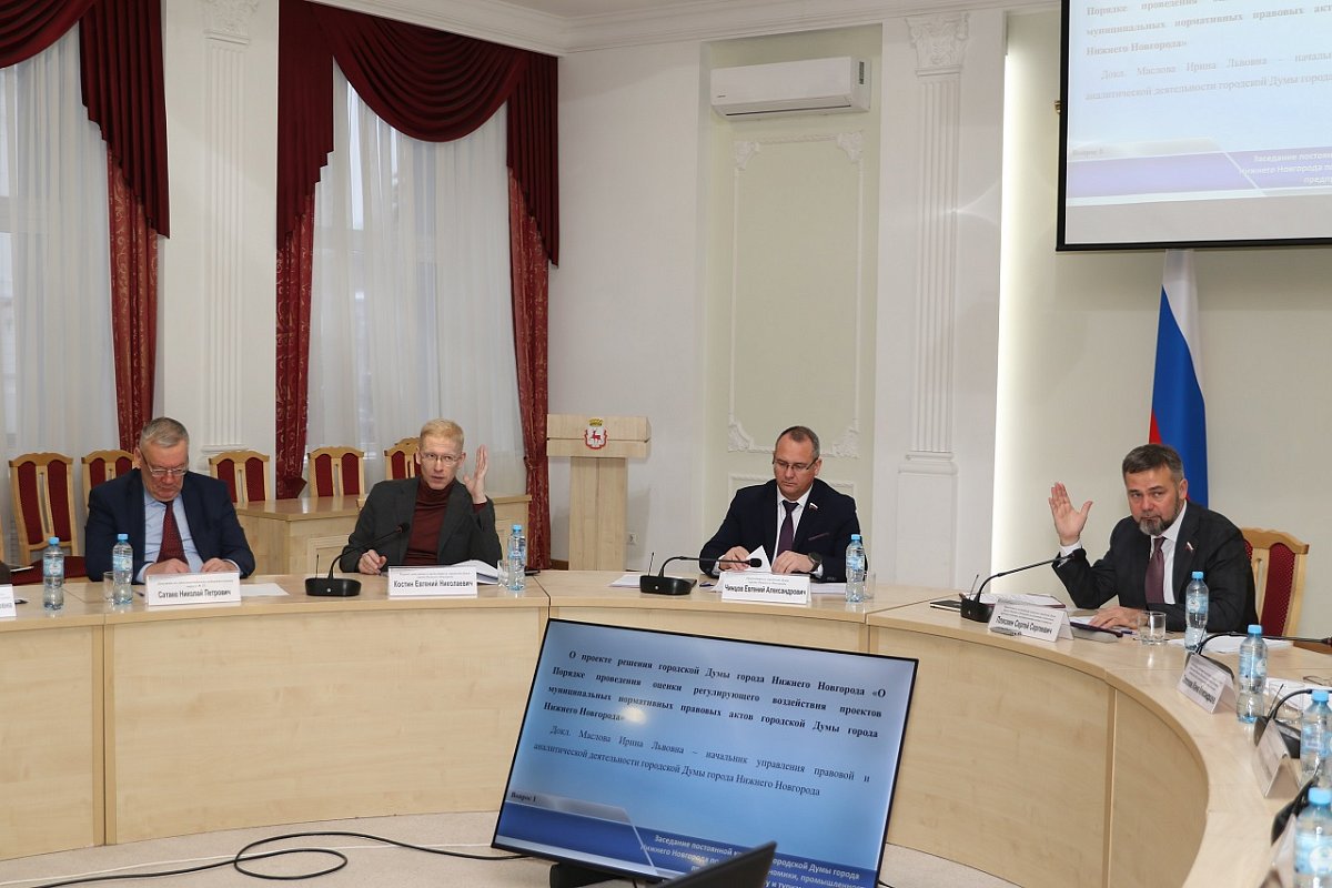 Комиссия Гордумы подвела итоги цифровых проектов в Нижнем Новгороде