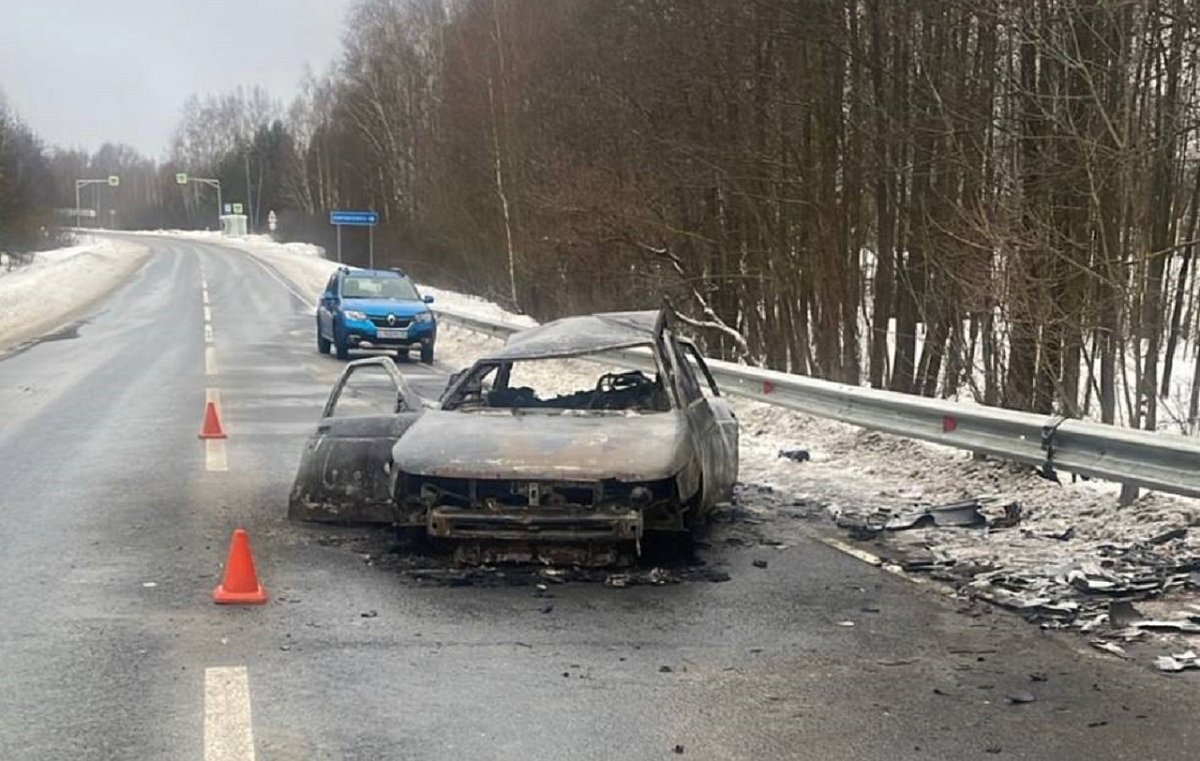 Прокуратура показала место жуткого ДТП с 3 погибшими в Навашине