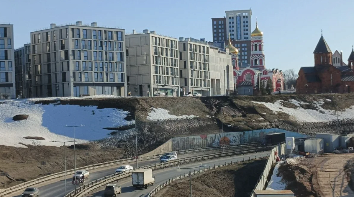 Оползень на Одесской улице произошел рядом с ИТ-кампусом «Неймарк»