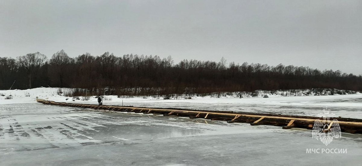 Открылась ледовая переправа между Нижегородской областью и Чувашией
