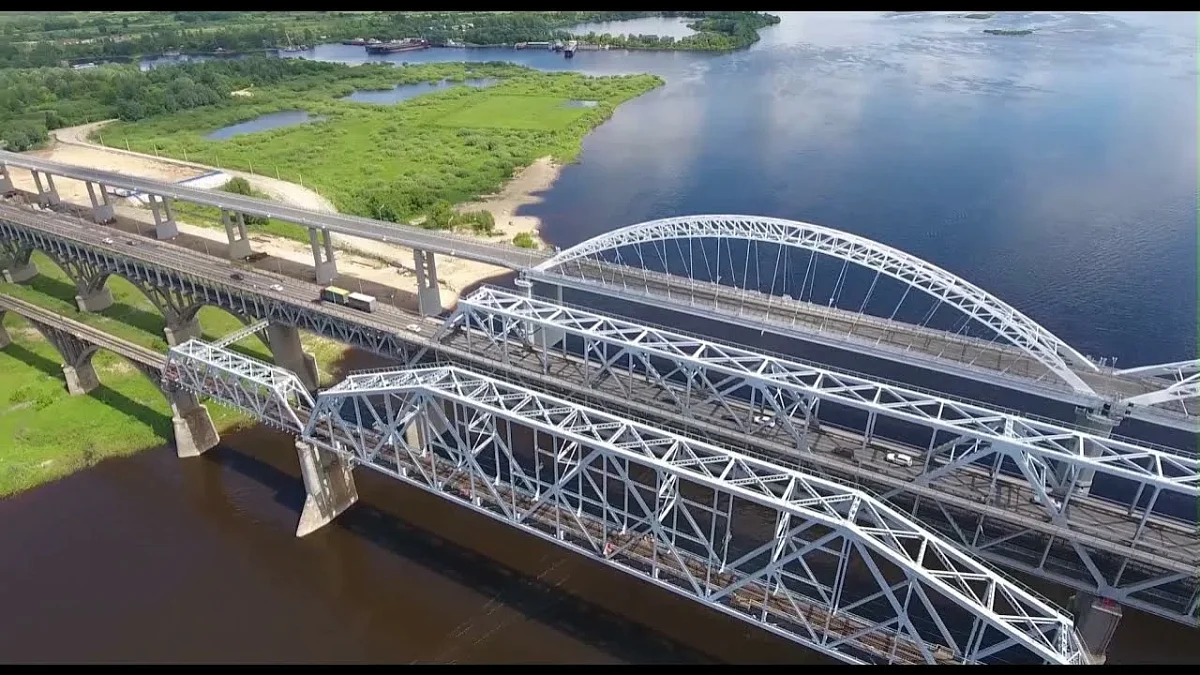 Работы по обновлению Борского моста в Нижнем Новгороде перешли экватор