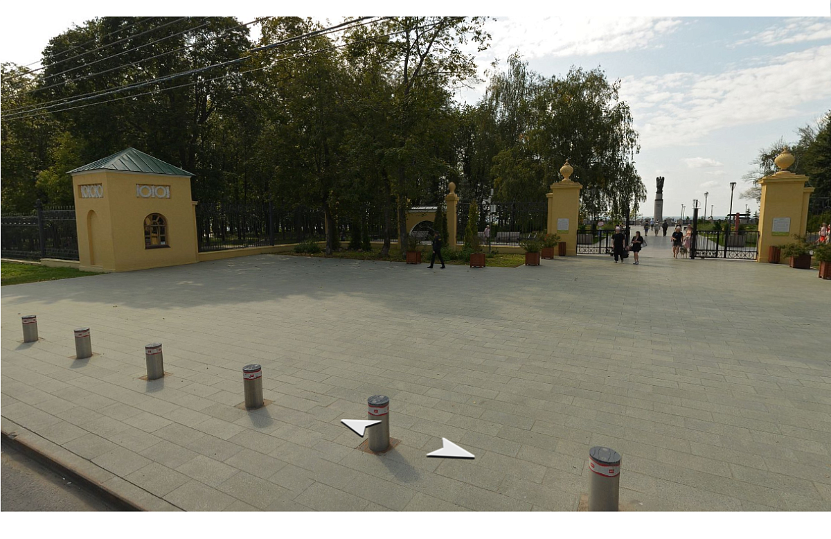 74 парковочных места устроят у нижегородского парка «Швейцария»