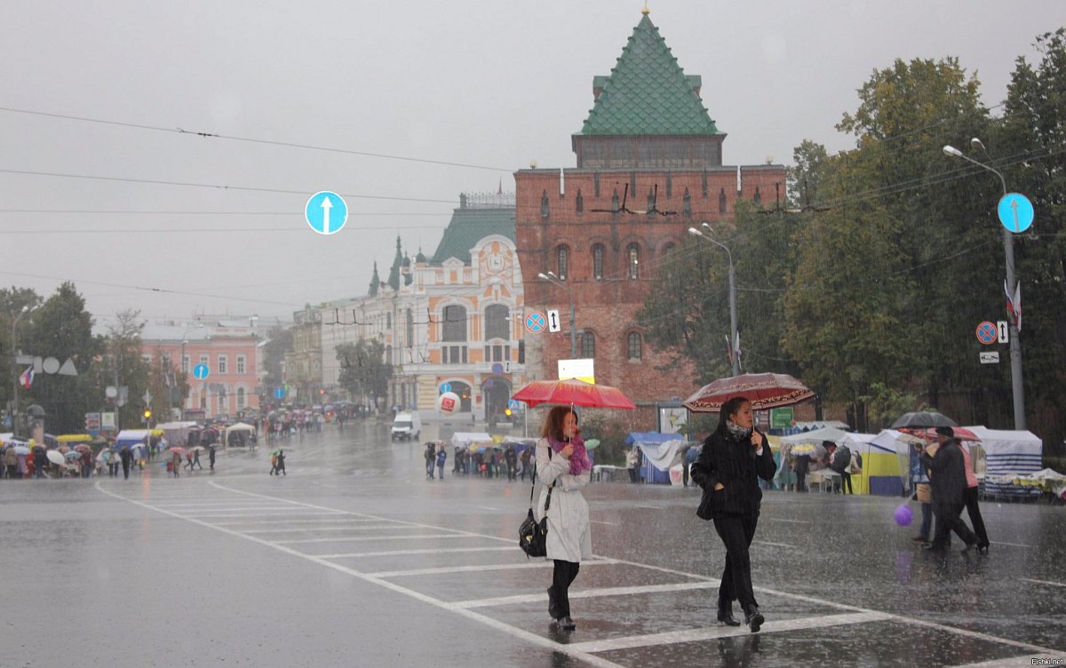 В Нижнем Новгороде всю неделю будут дожди и пасмурная погода