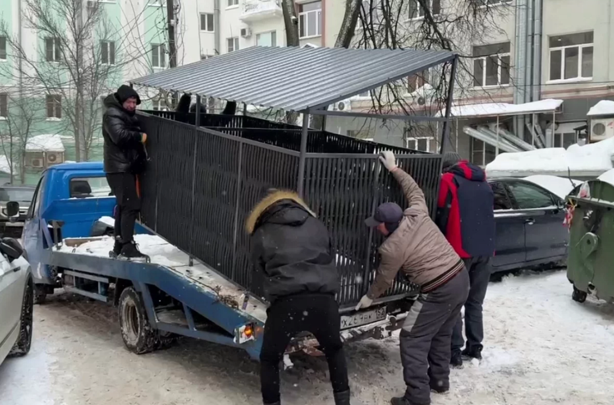 В Нижнем Новгороде установили контейнерную площадку из переработанного пластика