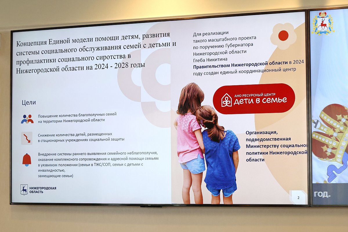 Число детей-сирот в Нижегородской области снизилось до 7727