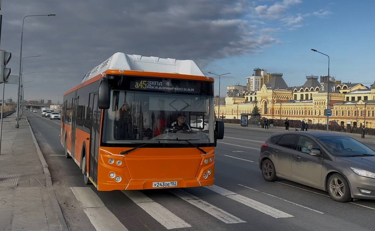 Автобусы большого класса вышли на маршрут А-45 в Нижнем Новгороде