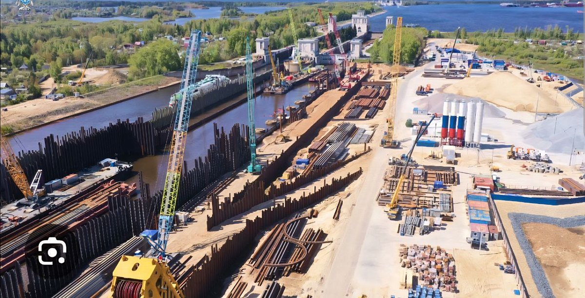 На Городецком гидроузле в Нижегородской области повредили камеру шлюза